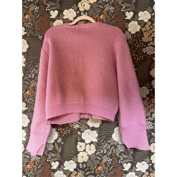 Apparis Marcella Women's Confetti Pink Button Cardigan Knit Sweater Size XS/S - Picture 5 of 11